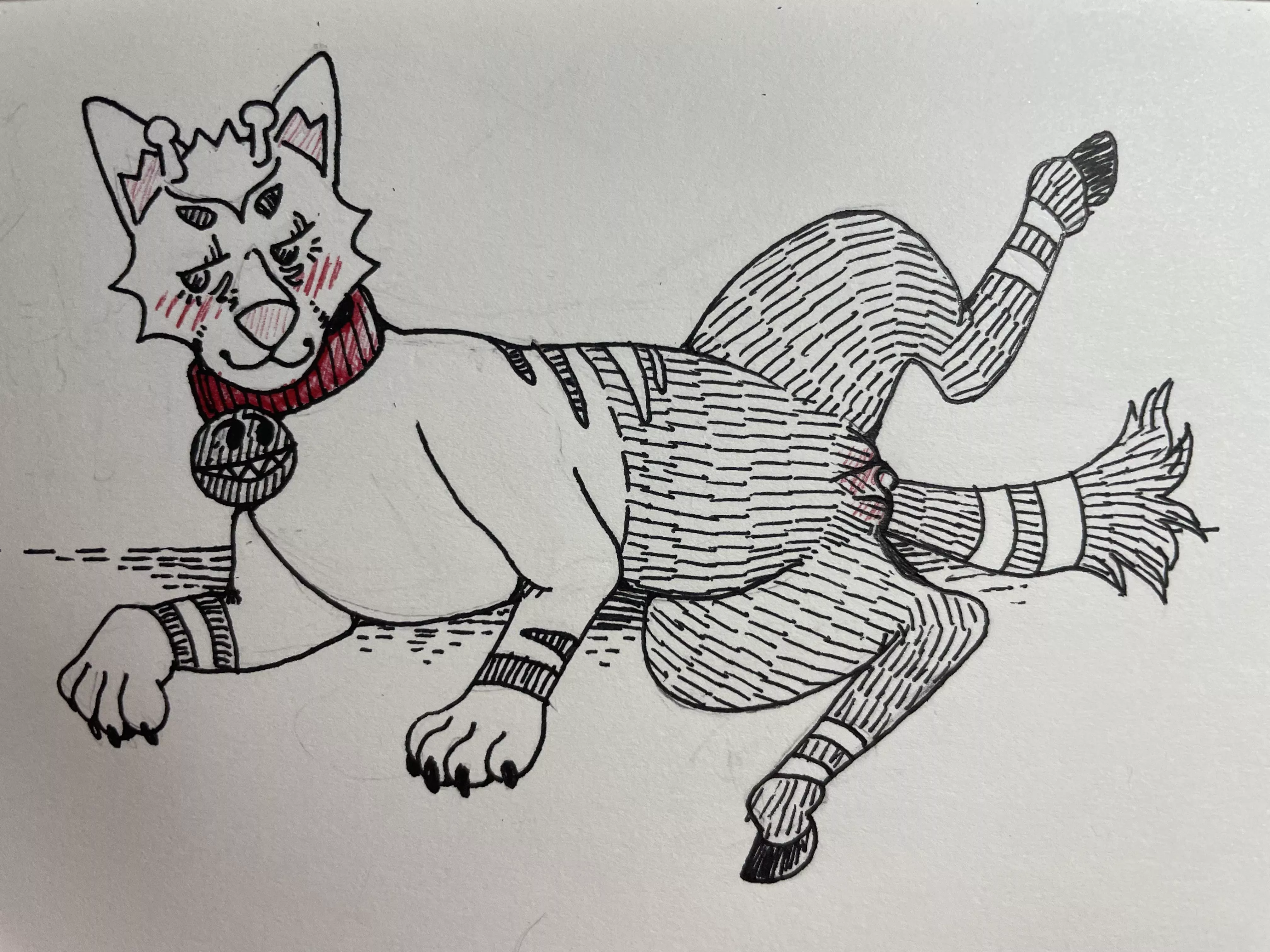 Torracat x Girafarig [M] (my art)