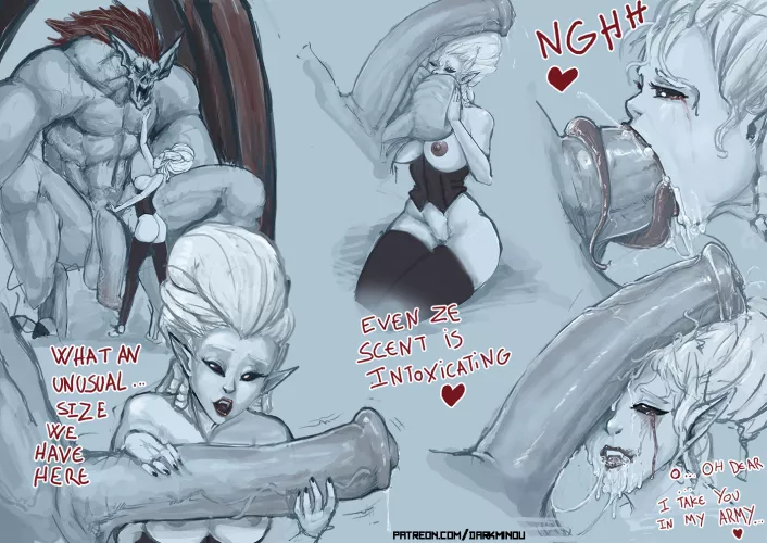 Vampire queen.. of size (darkminou) [Warhammer]