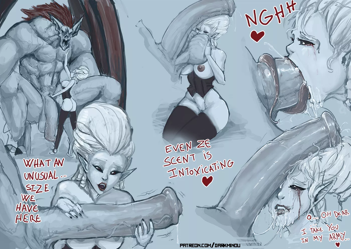 Vampire queen.. of size (darkminou) [Warhammer]