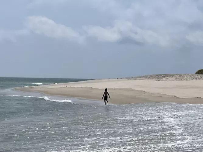 We had it nearly all to ourselves (late summer in Chatham, MA)