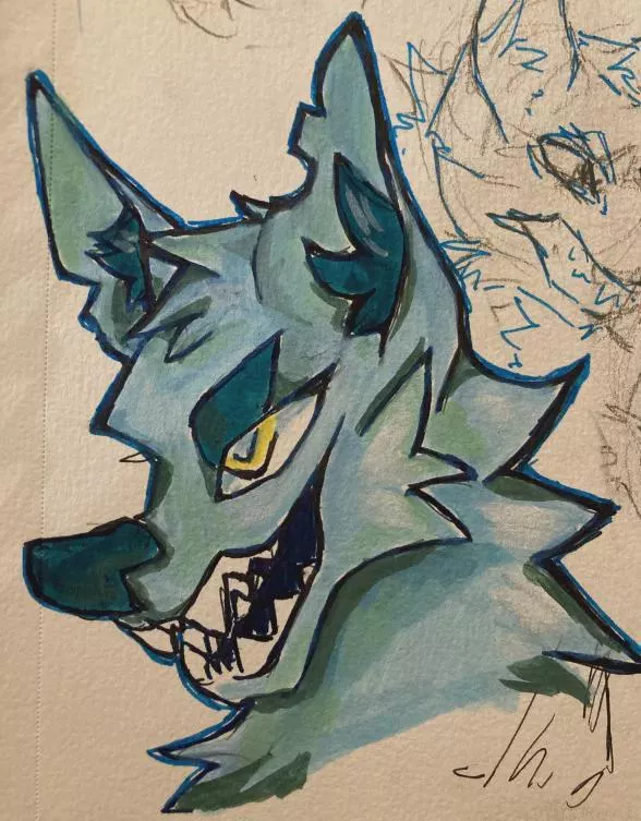 Wolf Doodle :) (OC)