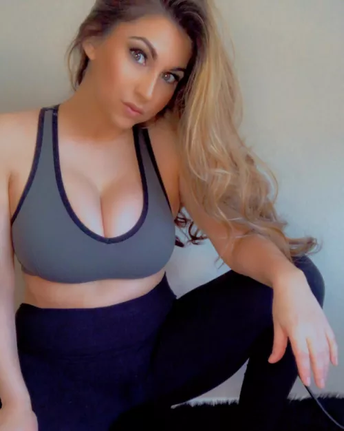 Workout done! Now relaxing time