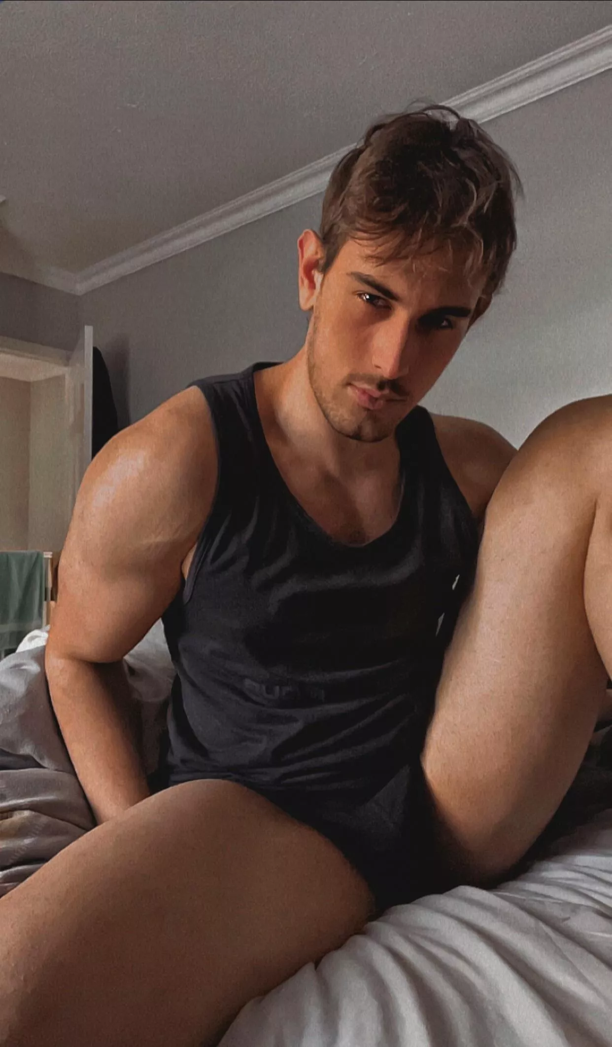 Would you complain if I appeared in your bed like this?