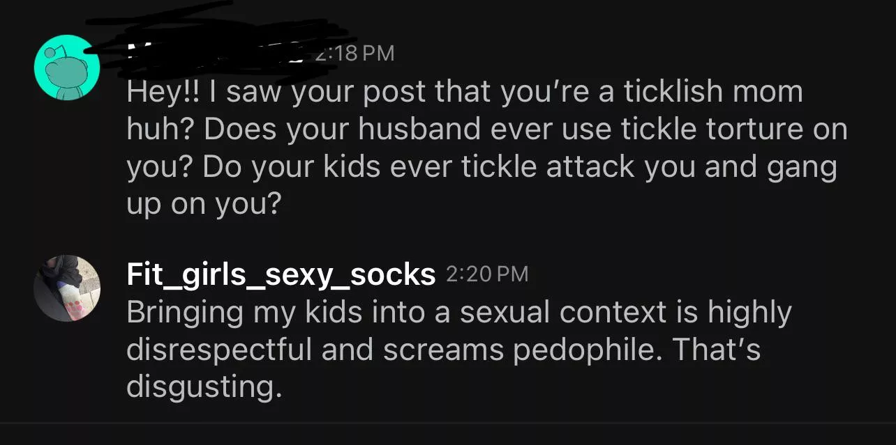 Yall. This kind of stuff is NOT okay. Yes admins. It’s related to tickling and IMMENSE disrespect. Not to mention it’s horrid.