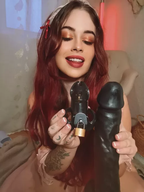 You are so tiny compared to my toy [OC] [domme]