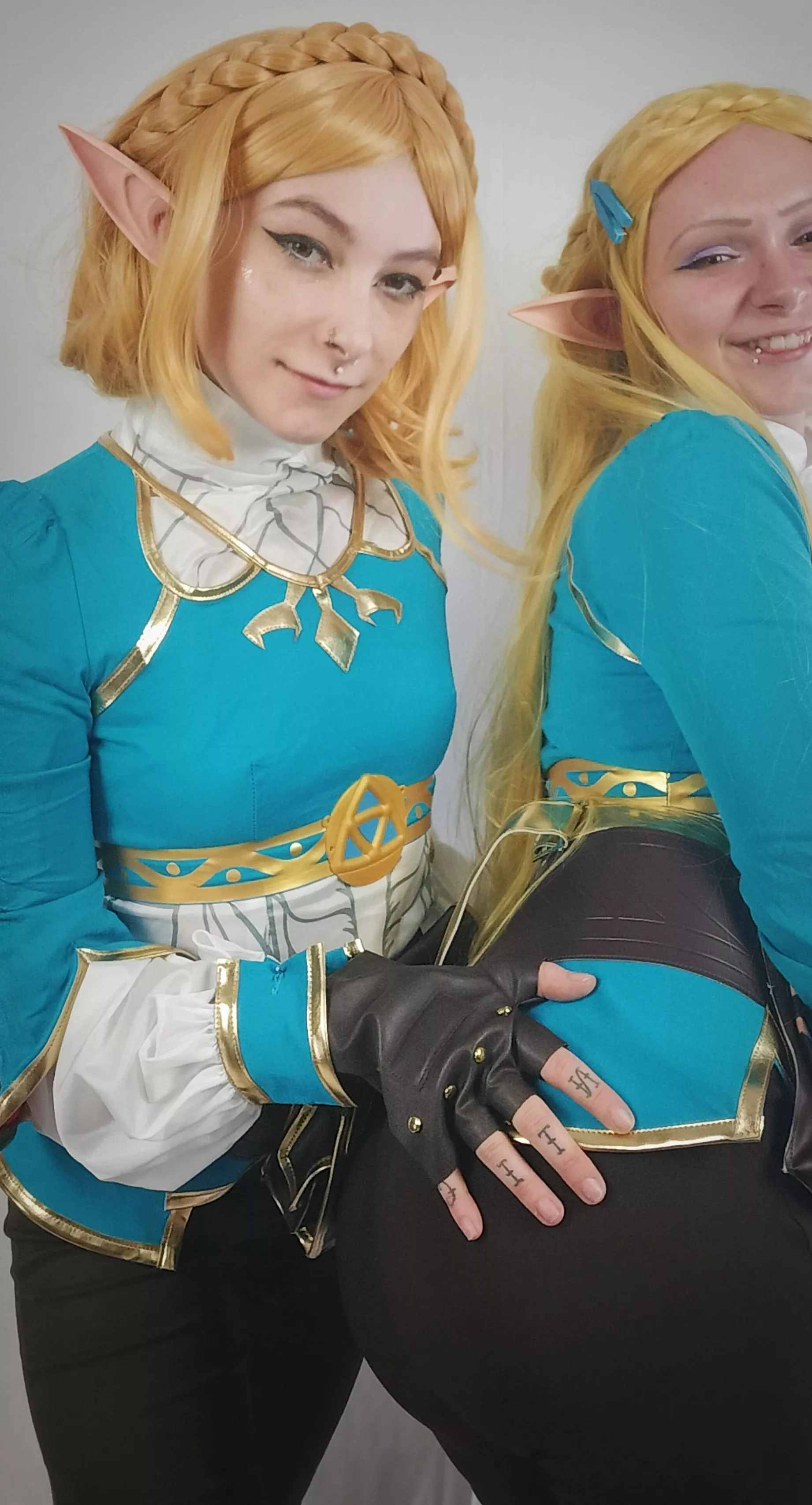 Zelda twins from BOTW by panderdab and medusarosexo