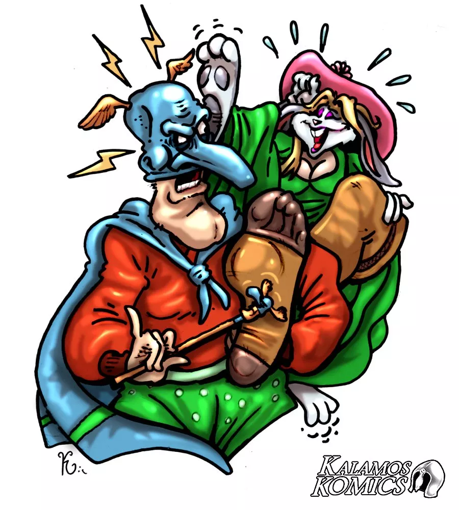 Bugs Bunny VS Cpt Klutz - HD & WIPs: https://kalamos.fanbox.cc/