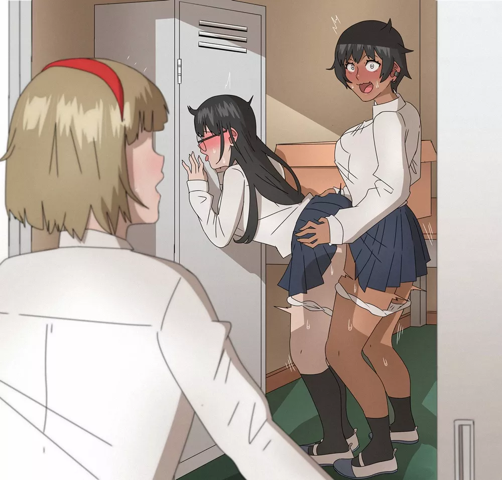 Catching the tomboy in the act