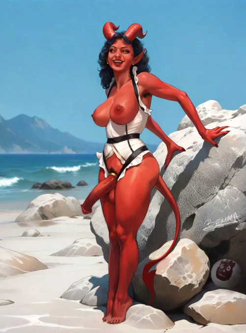 Demon at the beach (Bemma)