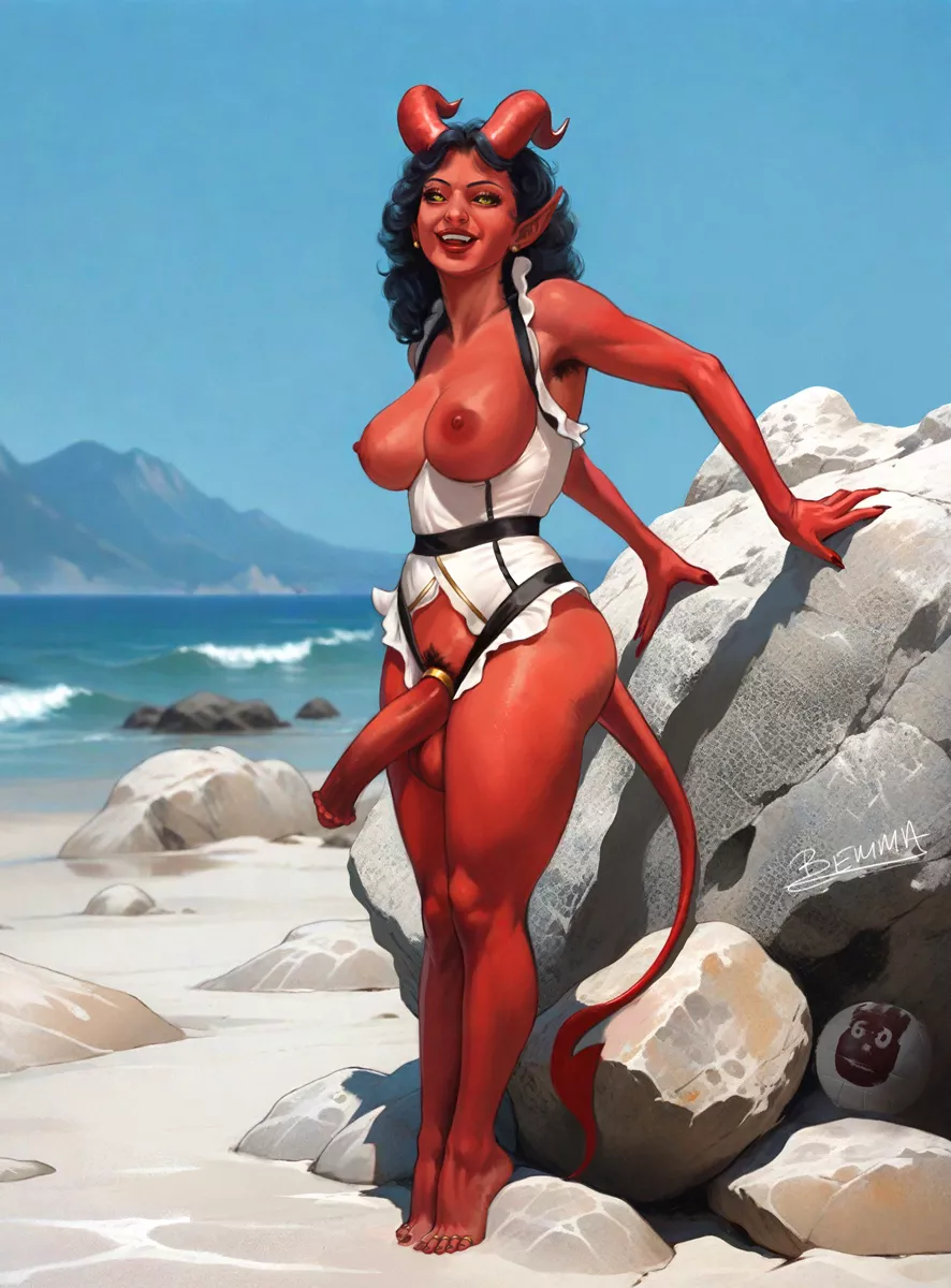 Demon at the beach (Bemma)