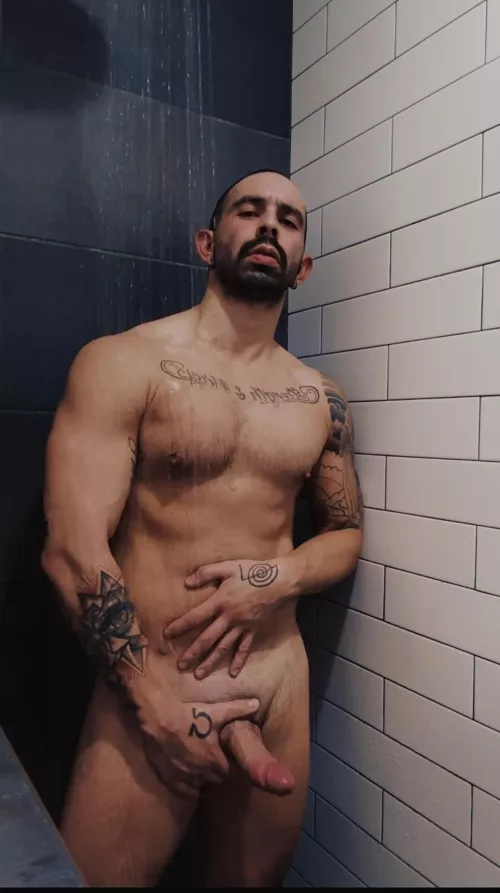 Find me in the gym shower