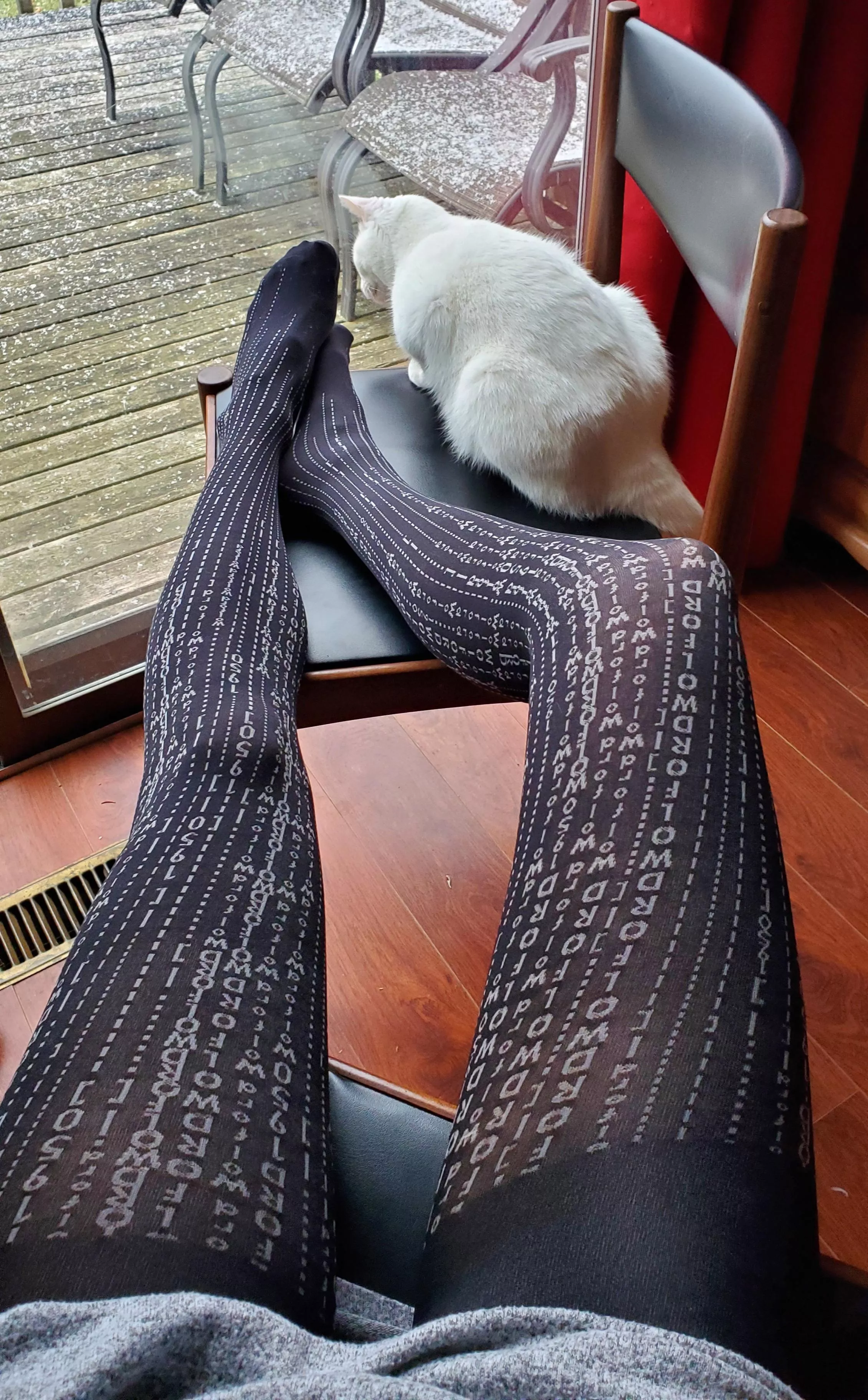 Finnaly the perfect weather for my new opaque Wolford..