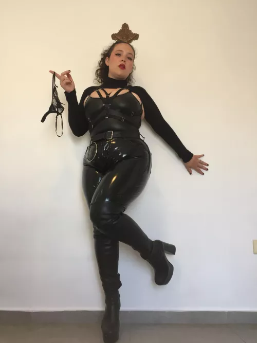 For the task of the day i want you to put this panties and go for a walk with me puppy