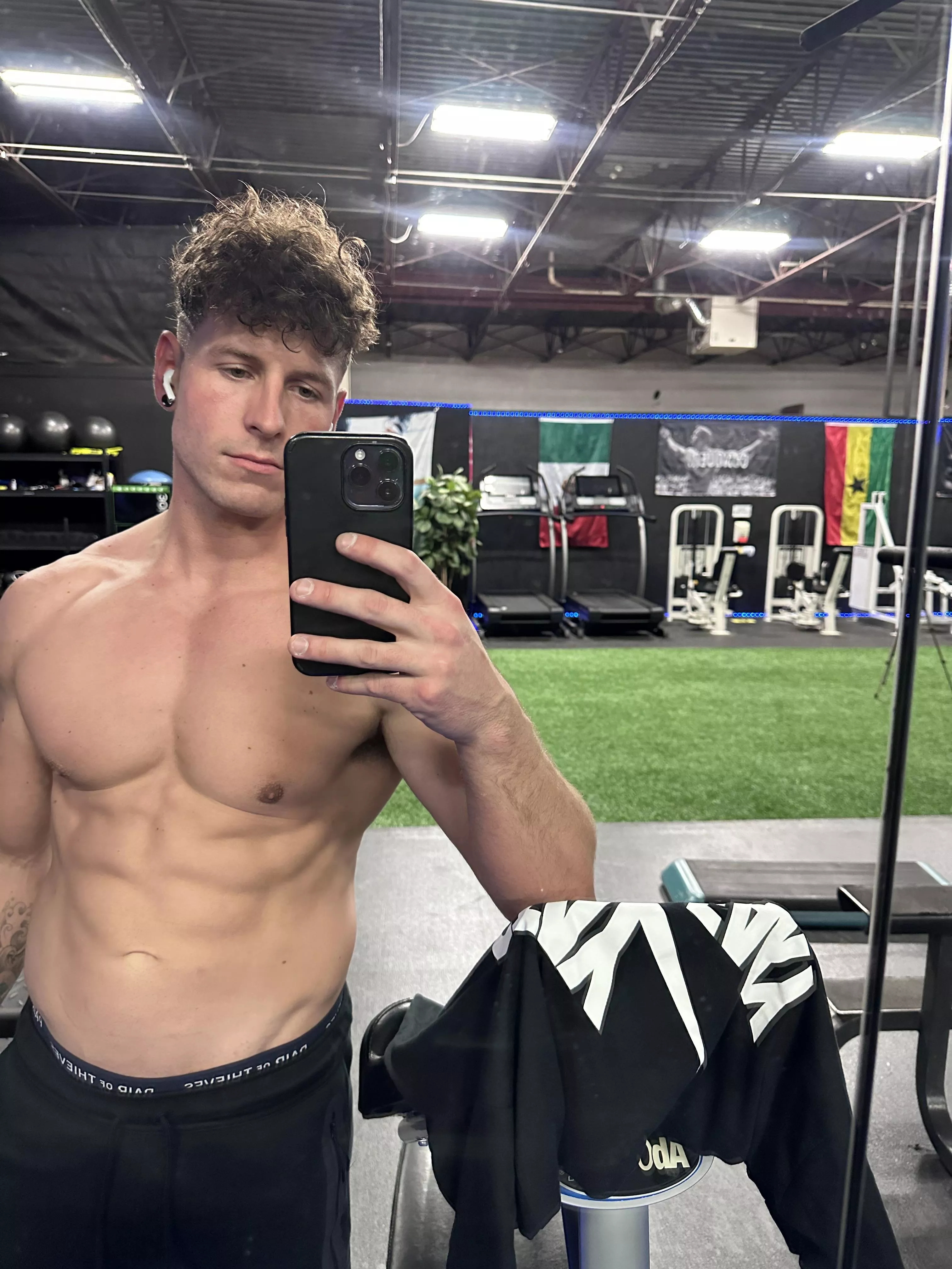 Great workout at a new spot 💪