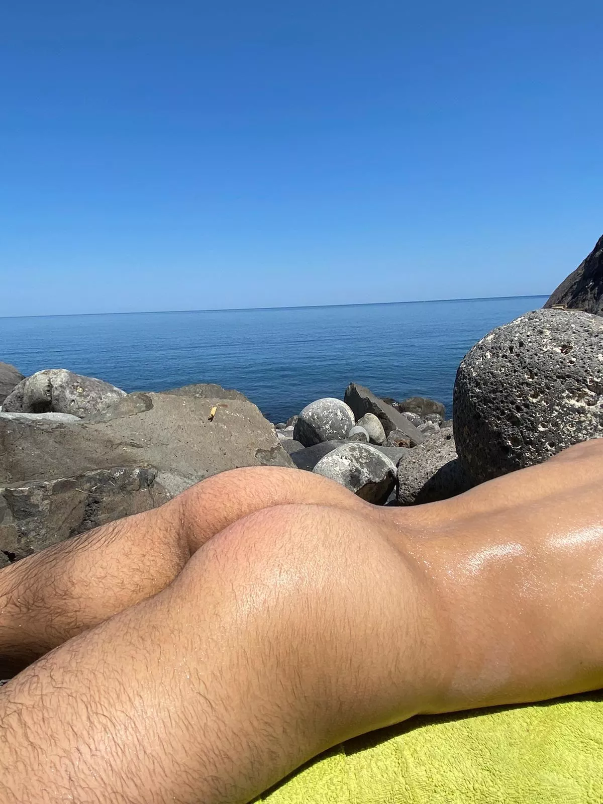 Hairy teen on the beach:)