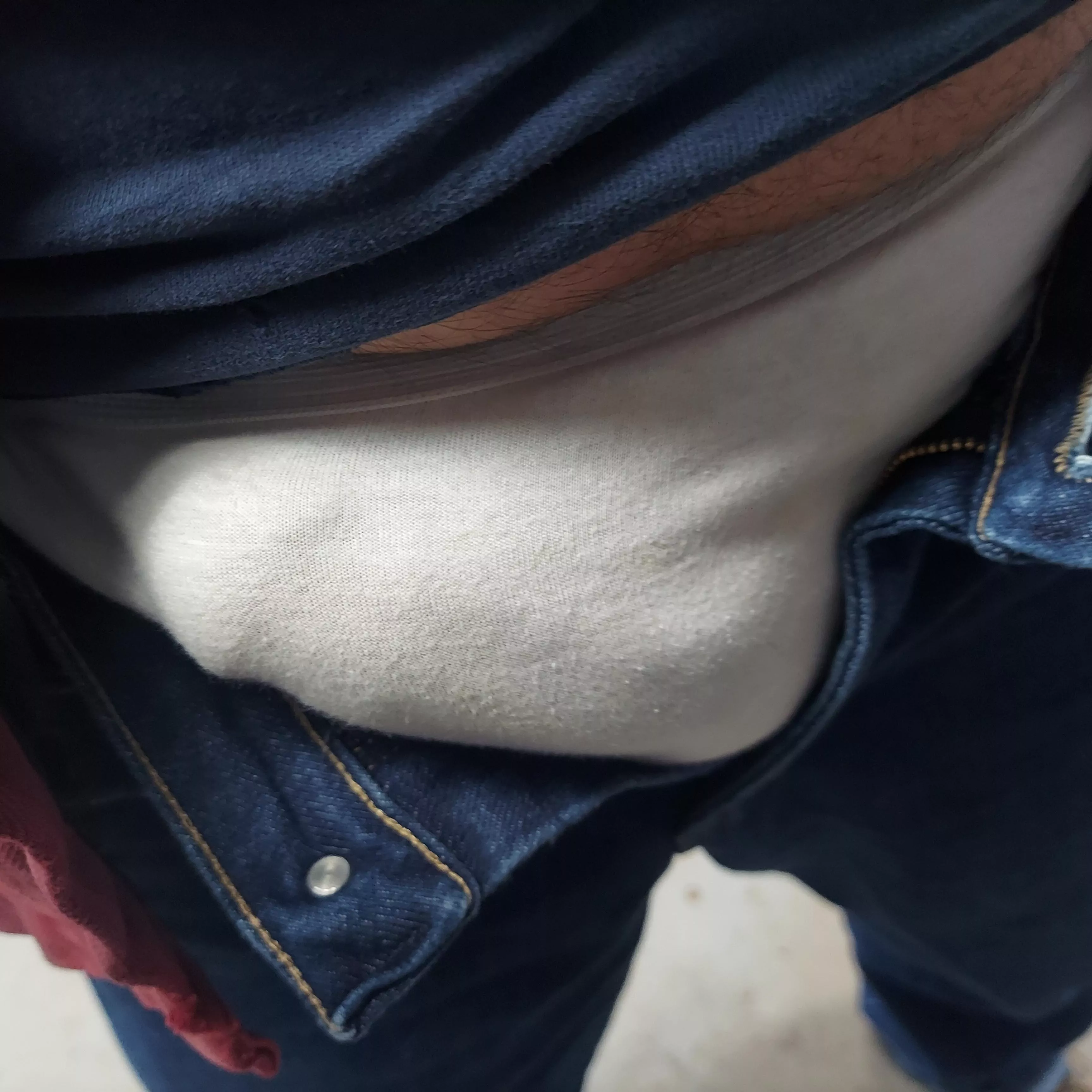 Hard cock in cotton panties fells awesome