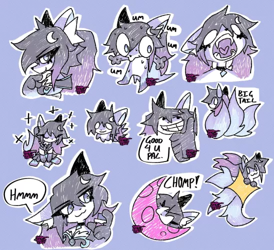 I got some stickers now