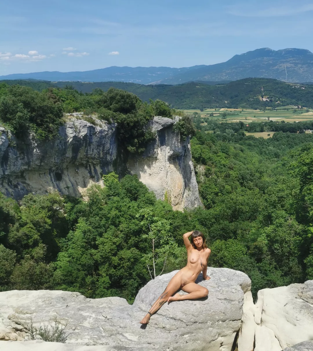 I gotta say I was a little bit scared being so close to the edge...