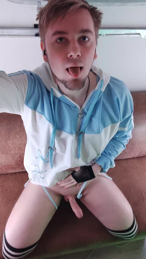 I hope my roommate doesn't mind me walking around like this