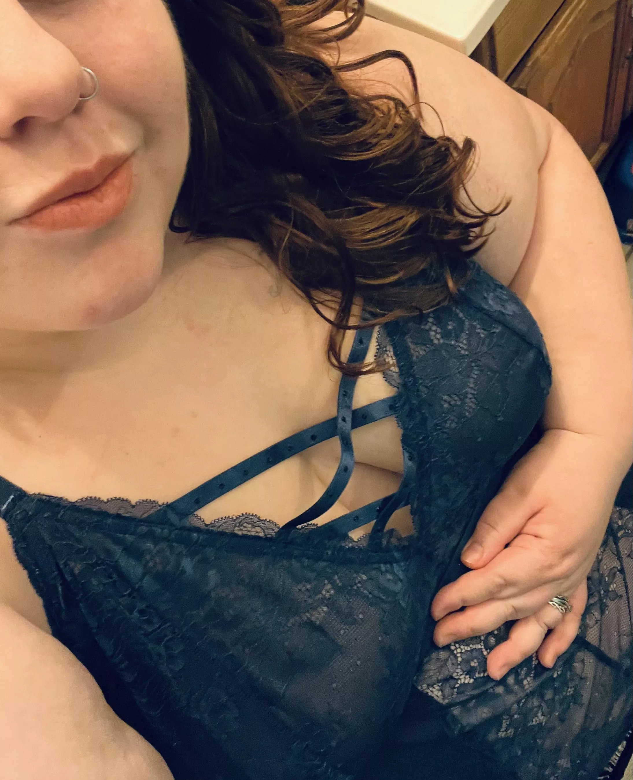 I love this new lingerie! But I’m sure it would look better off