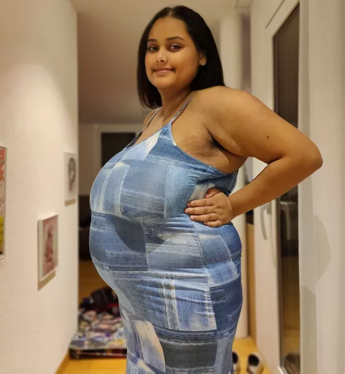 Is my belly big enough yet. Or do I keep going