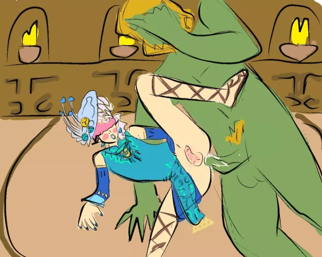 [Legend of Zelda Tears of the Kingdom] something Ive been wanting to draw in that twink fit