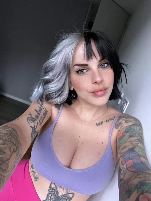 My eye color matches my hair color hehe