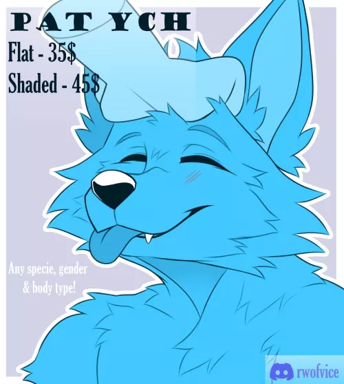 Pat YCH only 5 slots left! (Art by me)