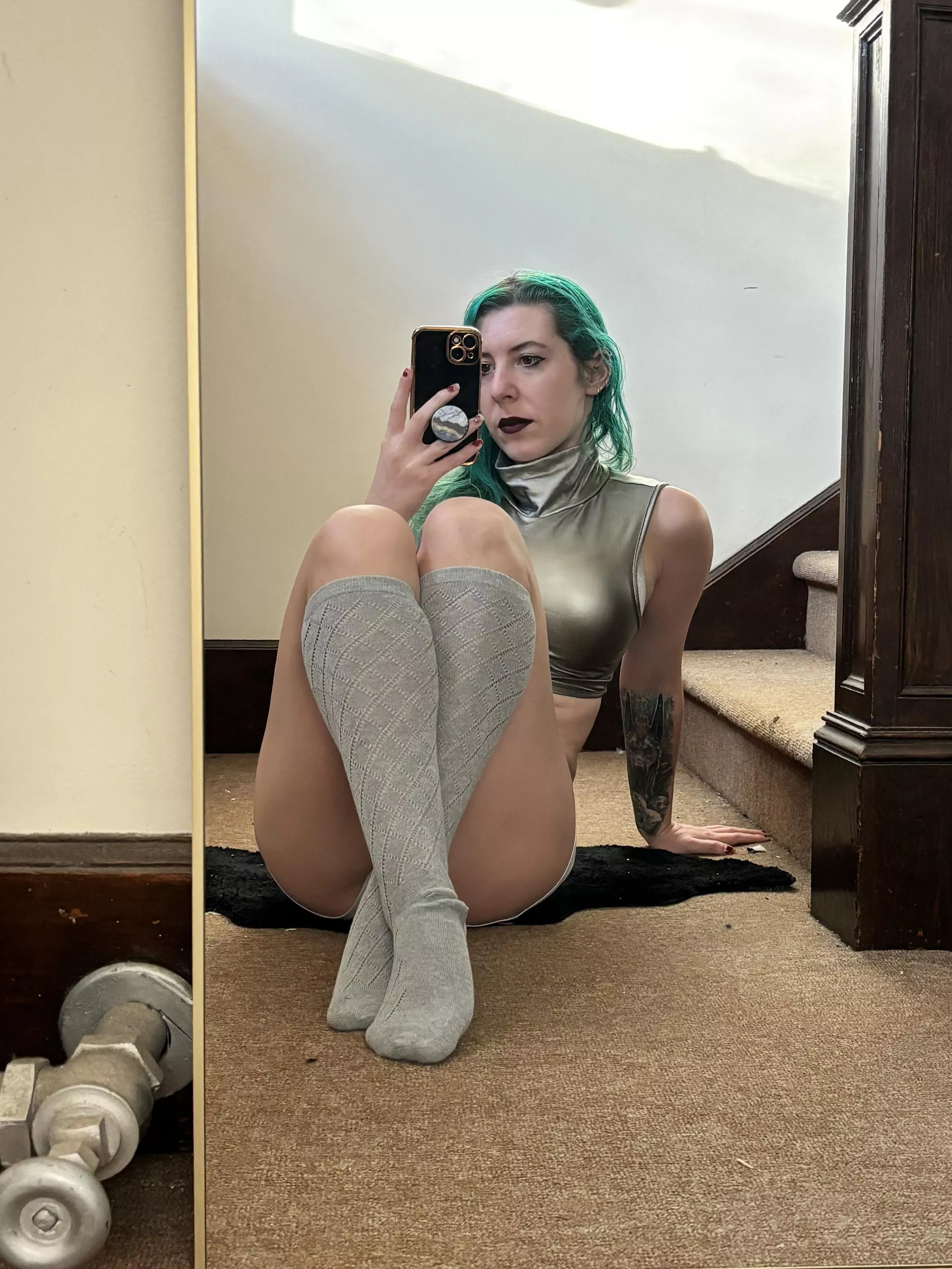 Sexy in knee high socks