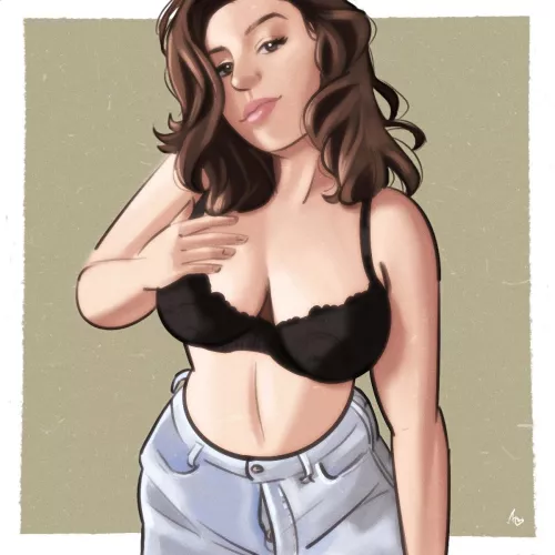 She’s got your attention - Art by me