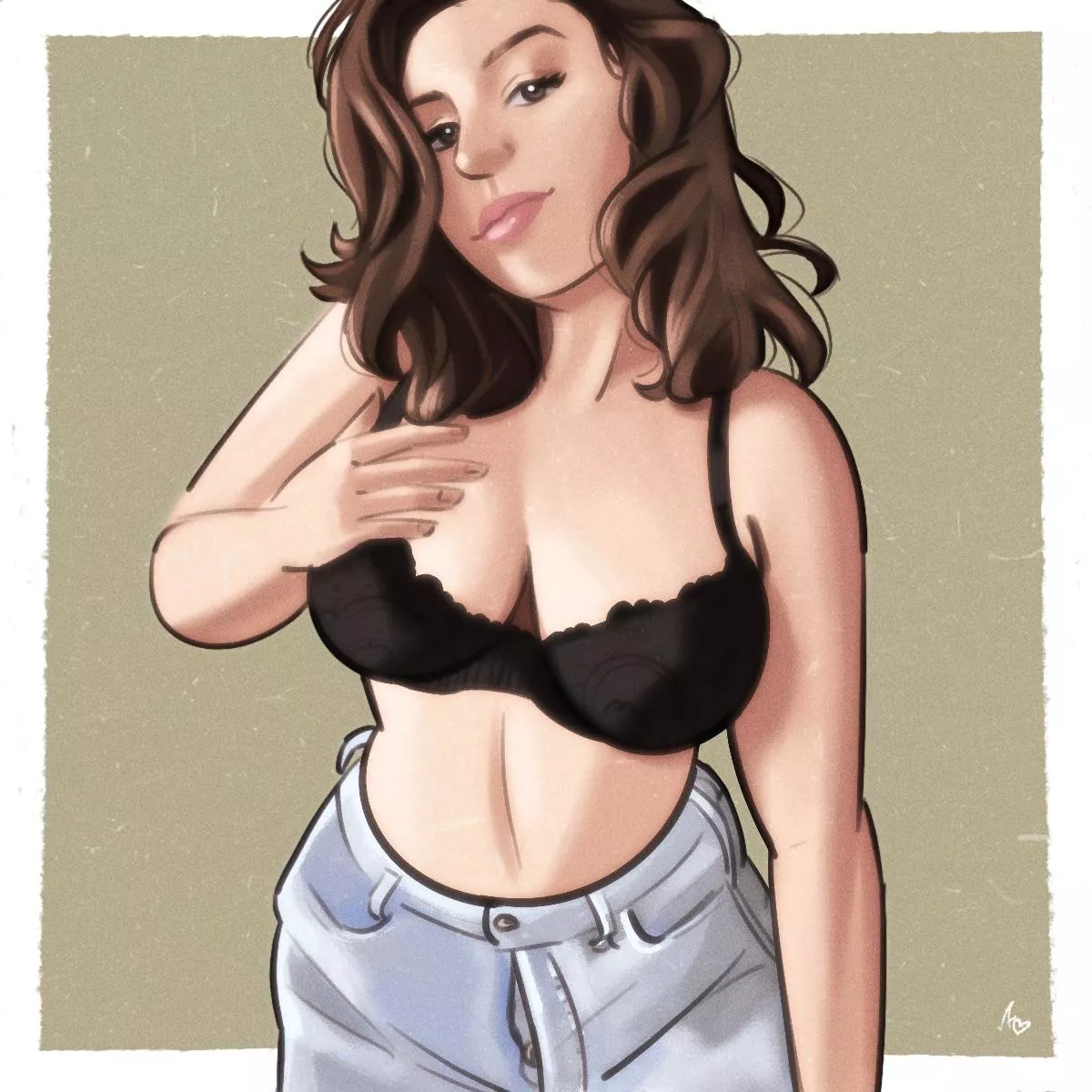 She’s got your attention - Art by me