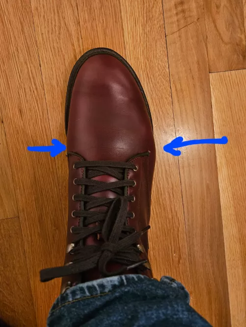 Should I keep these boots? They are tight at the widest part of my foot will they stretch?