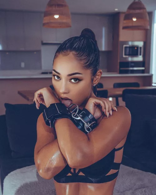 Something about bondage excites me.