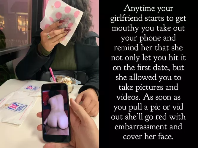 Stop her from getting mouthy