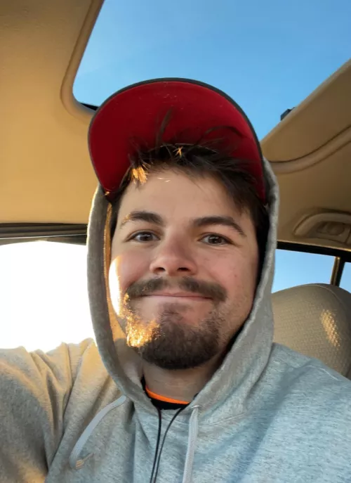 The feeling of the temperature going above freezing