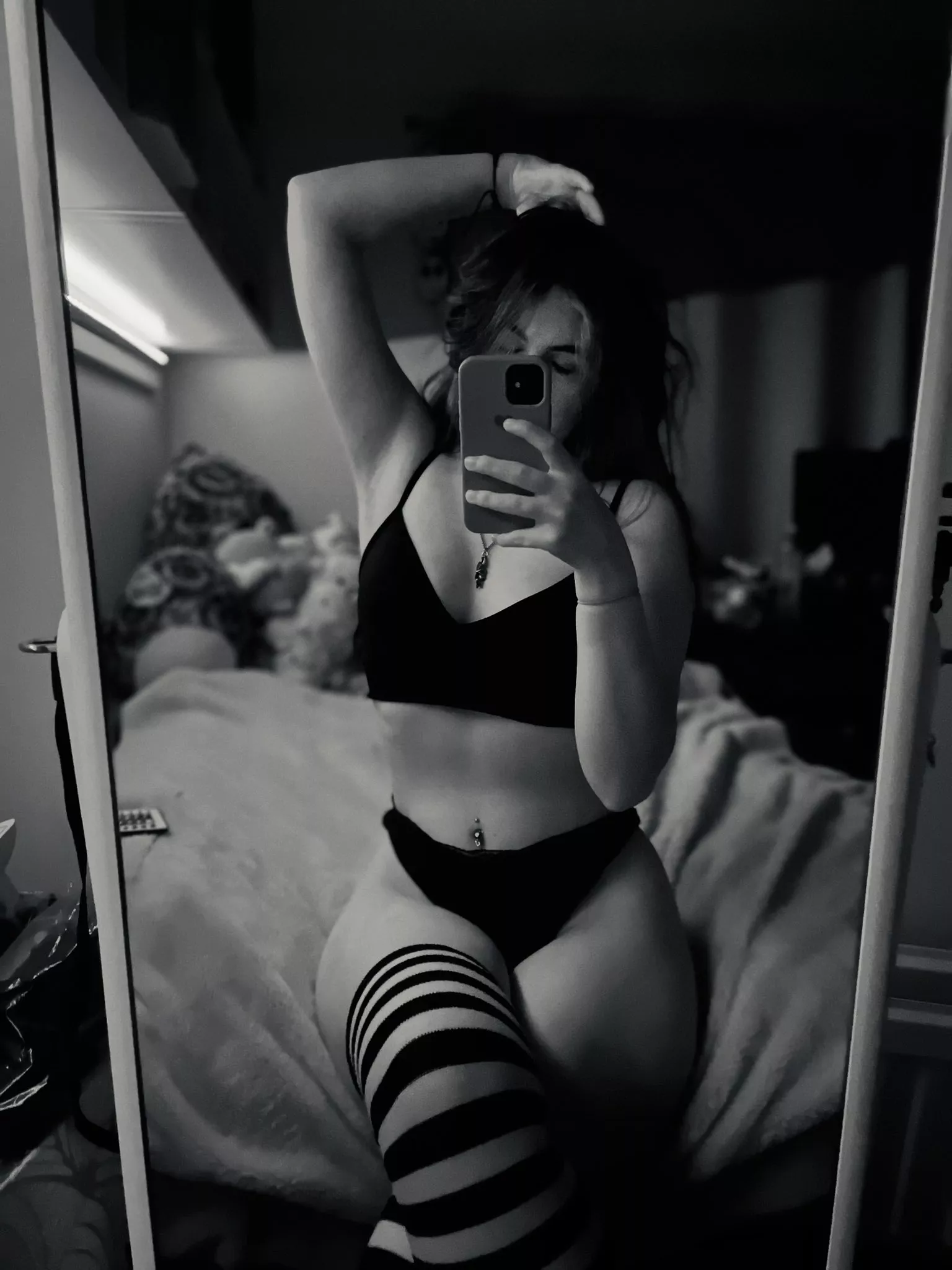 The Thigh-Highs stay on at all times 🥵