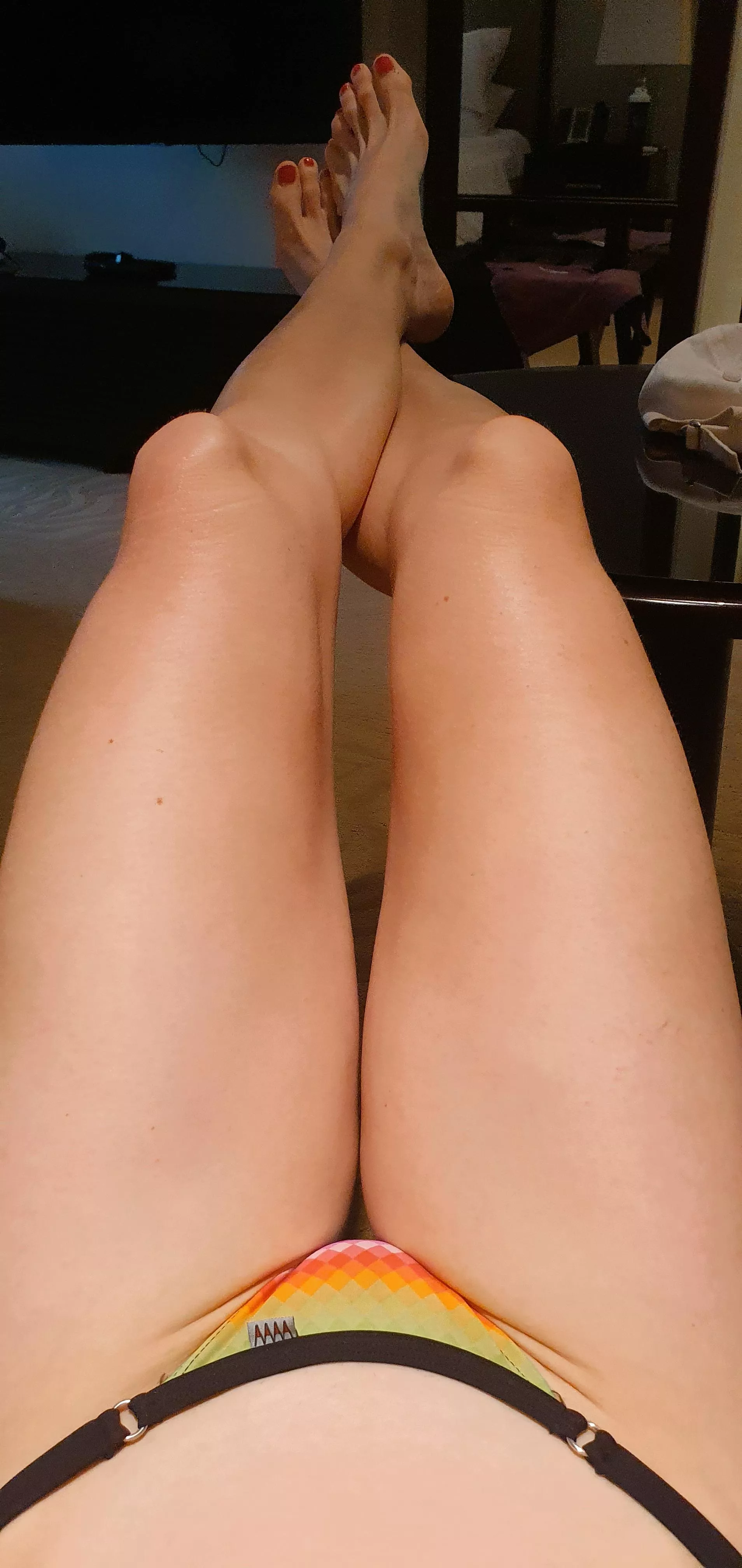 Tiny bikini bottoms POV