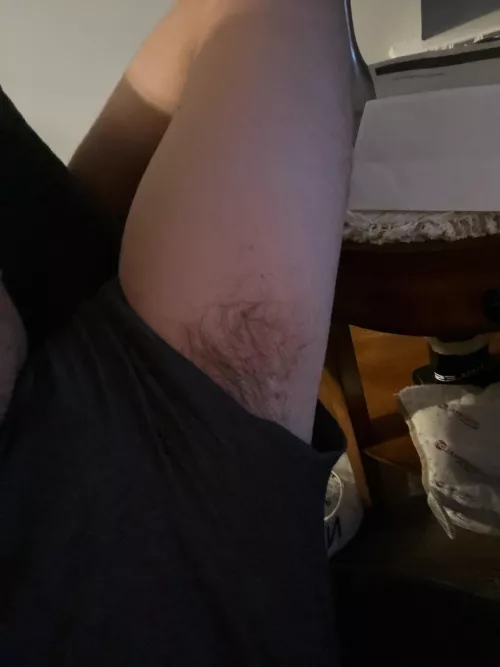 When it peaks out of the shirt