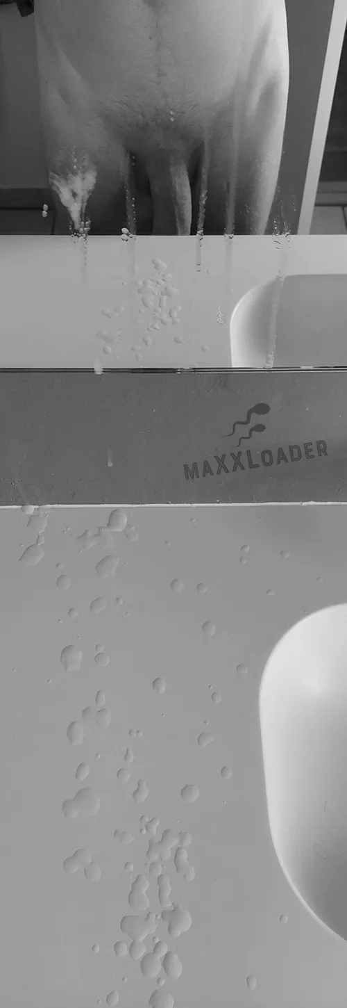 When you accidentally splash the mirror