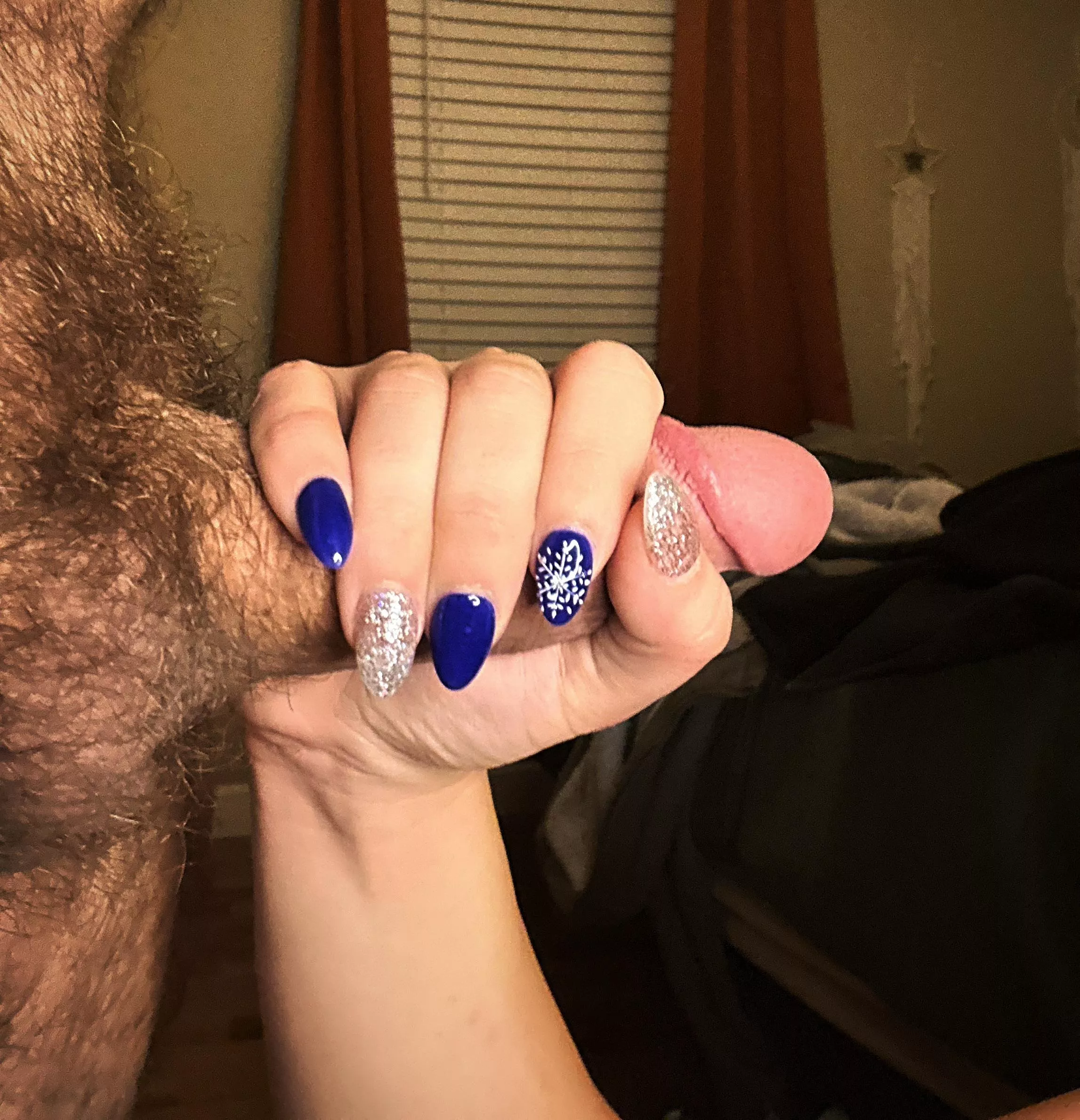 Who likes my new nails I figured this was the best way to show them off