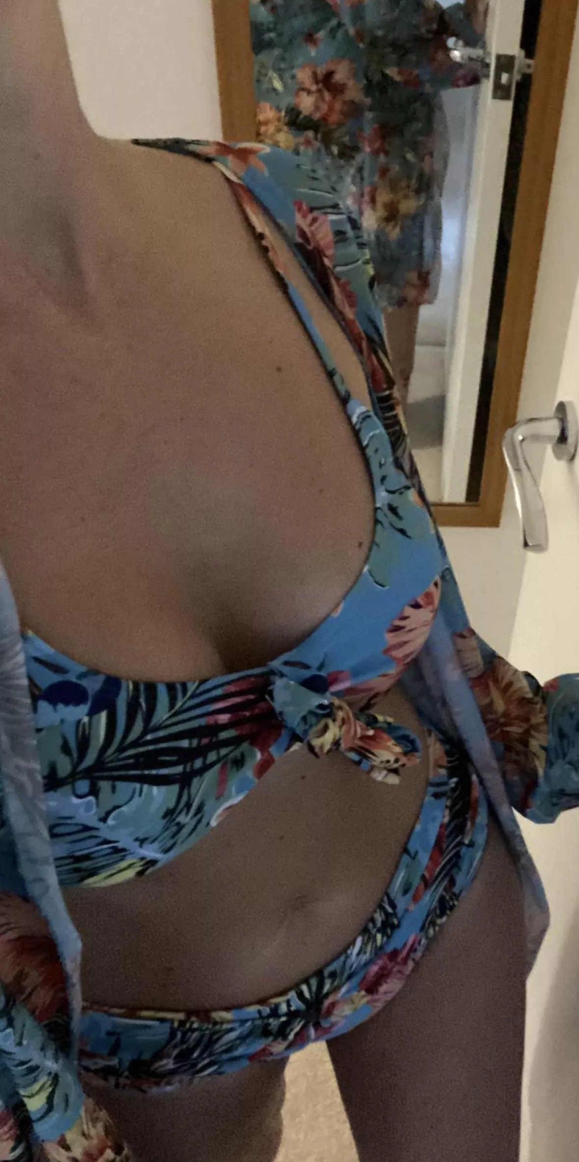 Who’s going to help a 37F with taking my bikini off