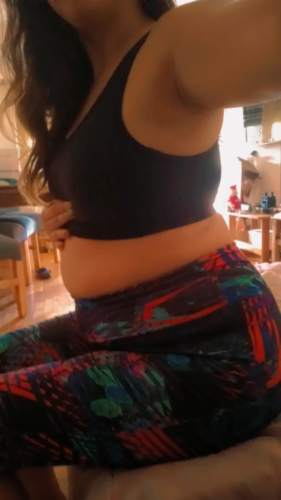 Wonder how many inches I put on this week 🤪🍗✌🏼