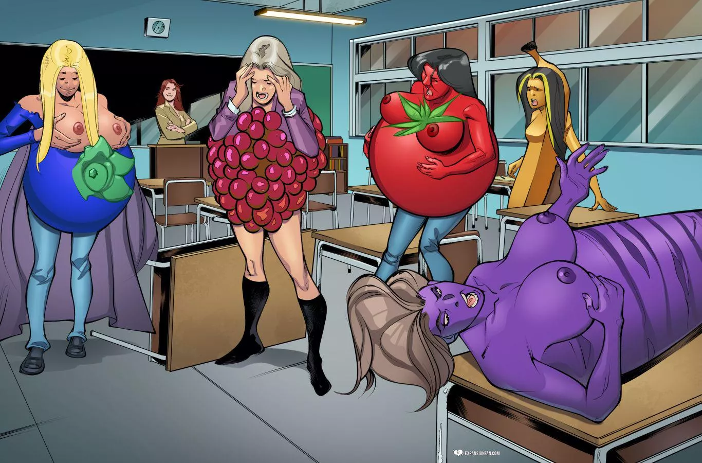 You Are What You Eat? (F Humans > F Food Girls, multiple TF, nudity)