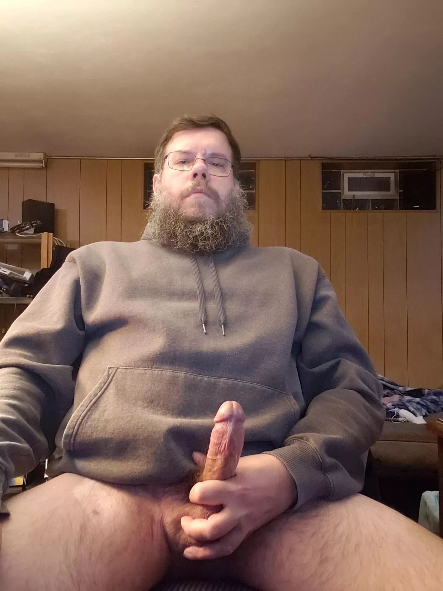 You caught me jerking off in a zoom meeting. Now I have to pose for some pics for you, so you won't tell HR. What are you going to tell me to do?