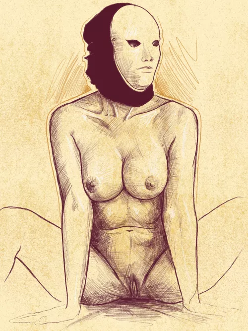 Ana - masked muse, by me