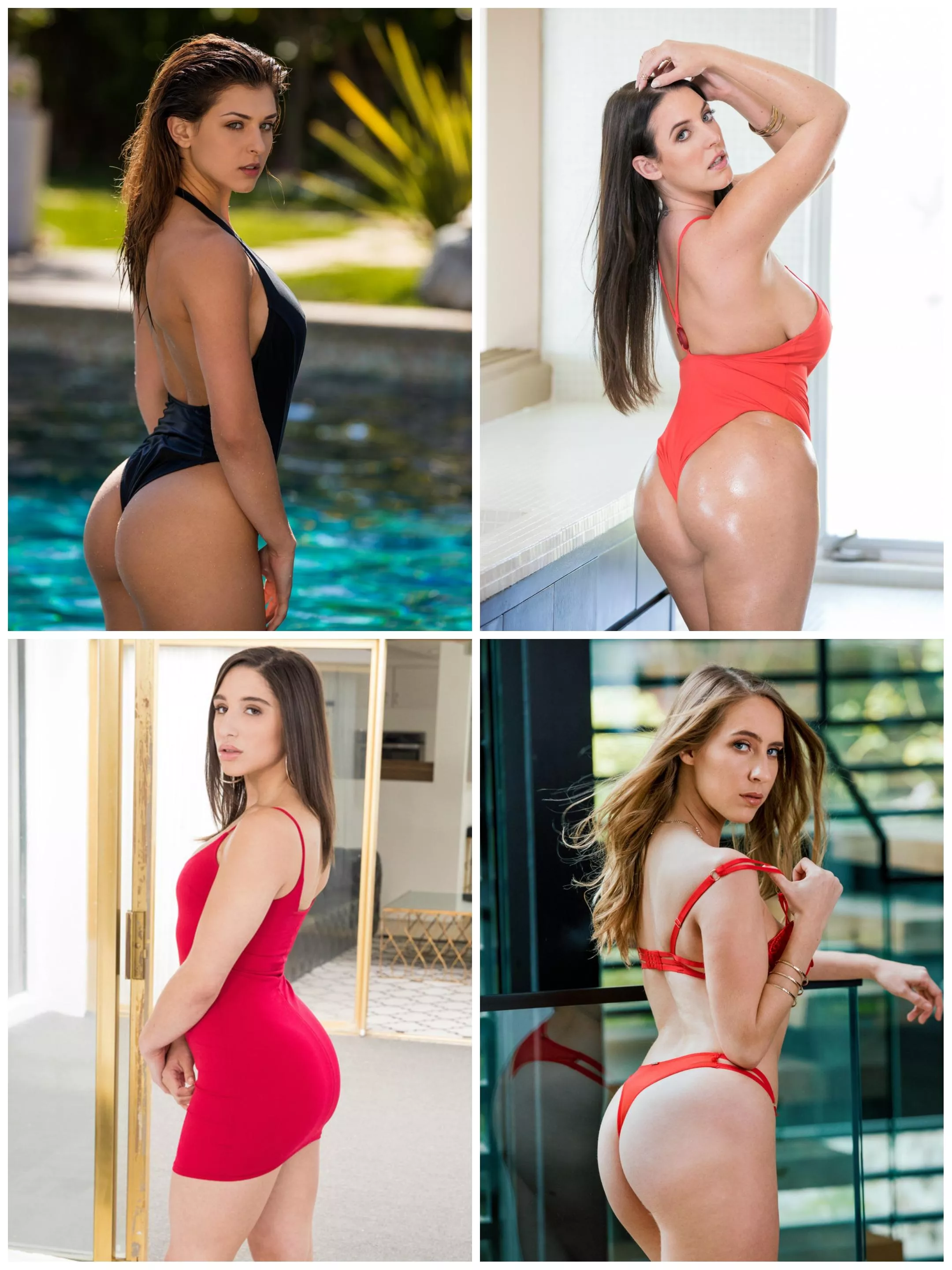 Babes of Blacked Tournament: Pick 2 pornstars for the next round - Part2 : [Leah Gotti] vs [Angela White] vs [Abella Danger] vs [Cadence Lux]