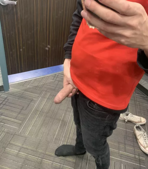 Changing room cock