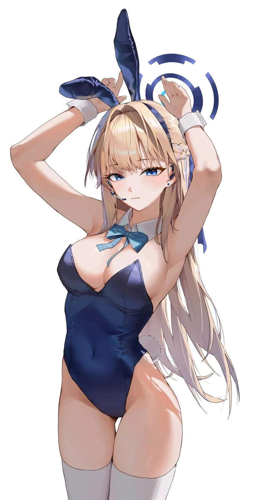 Cute and perky bunny waifu