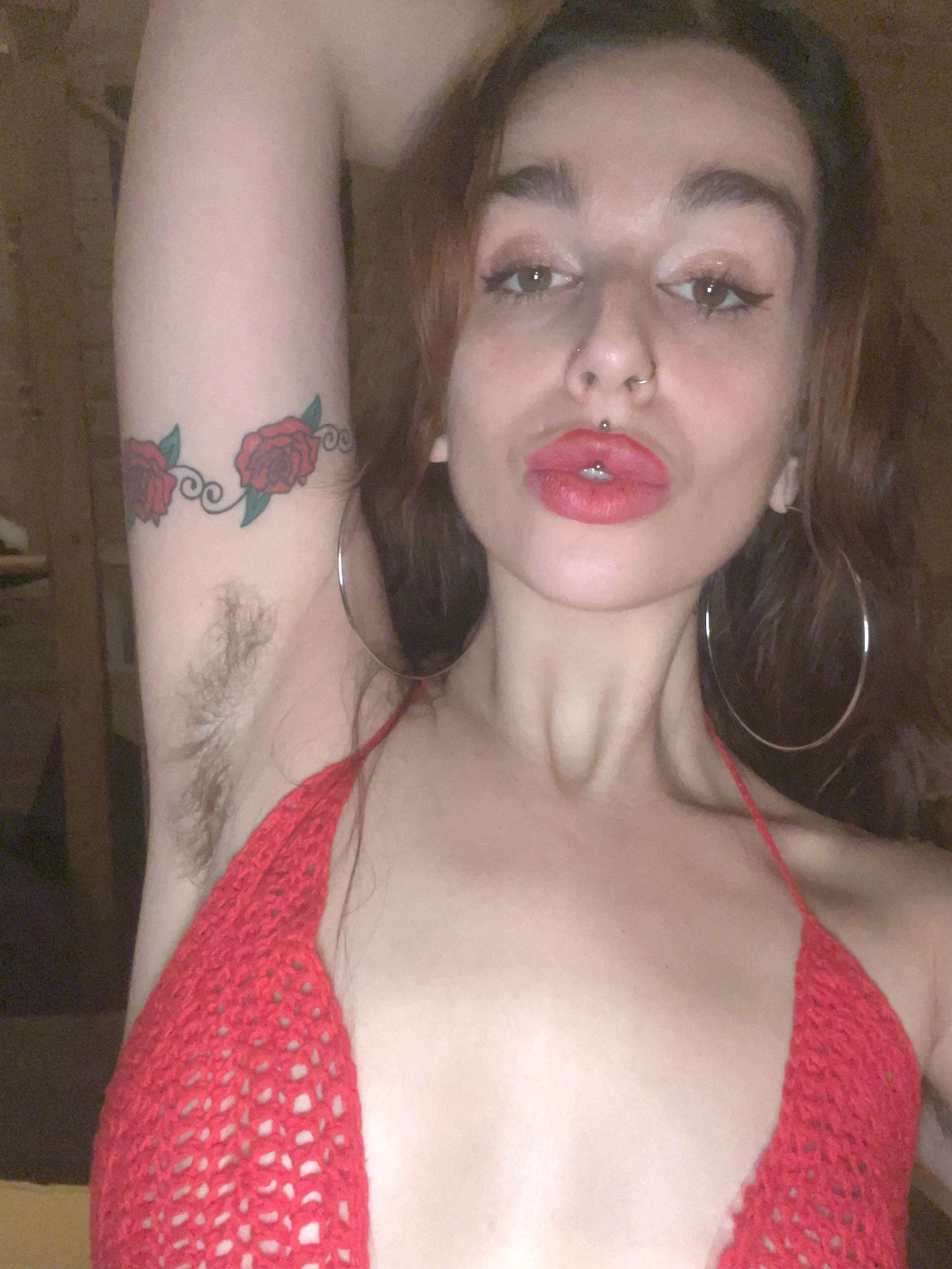 do you wanna kiss me on my lips or pits?