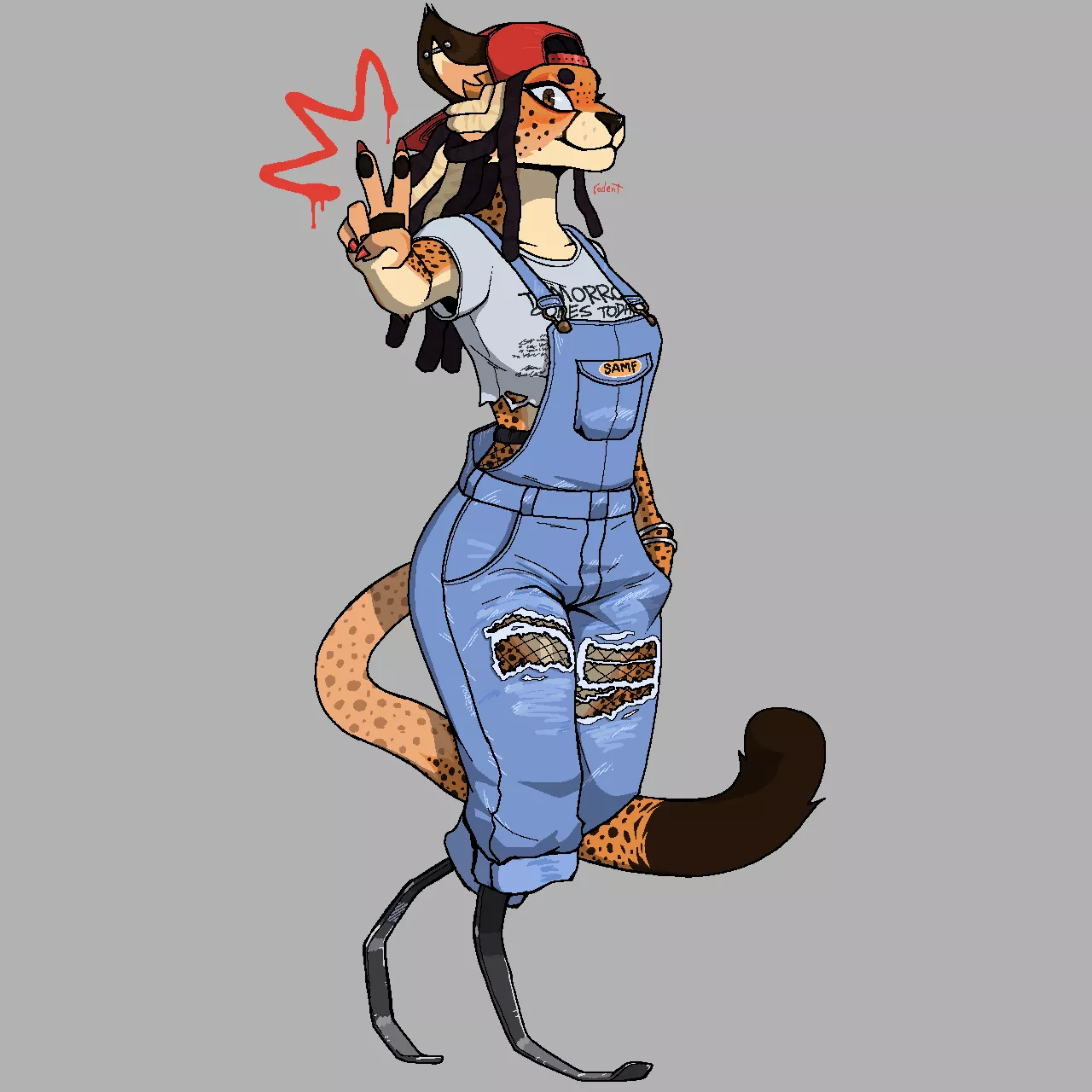 eddie in overalls